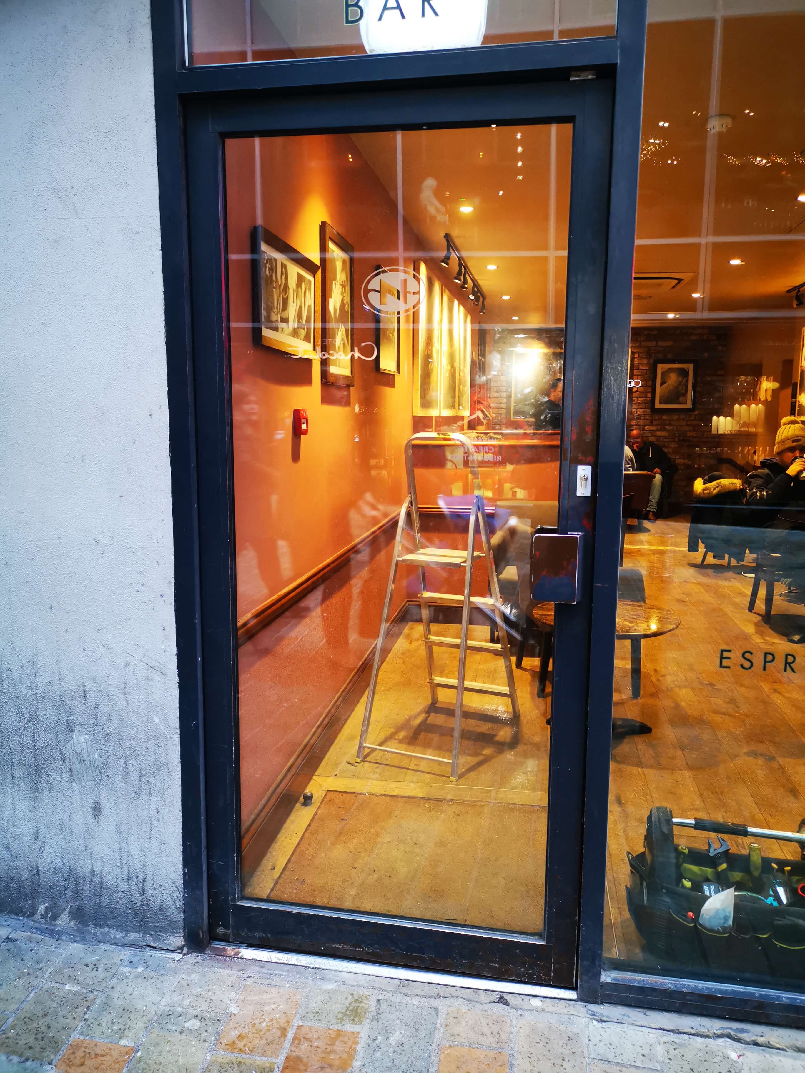 shop front door repaired in Chapel Allerton